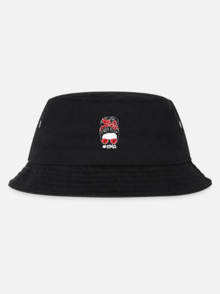 Hornist Oma Waldhorn - Kinder Bucket Hat - Schwarz