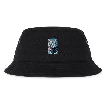 Schneeleopard | Leopard | Raubtier - Kinder Bucket Hat - Schwarz - Vorne