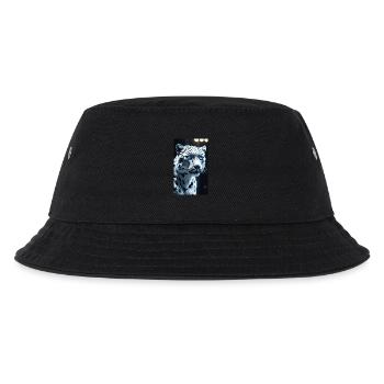 Schneeleopard | Leopard | Raubtier - Kinder Bucket Hat - Schwarz - Vorne
