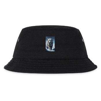 Schneeleopard | Leopard | Raubtier - Kinder Bucket Hat - Schwarz - Vorne