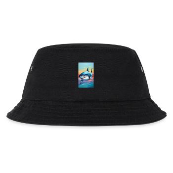 Shark | Great White Shark | Sea Creature | Fish - Kids’ Bucket Hat - black - Front