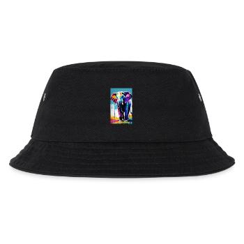 Elephant | Wild Animal | Africa | Children's motifs - Kids’ Bucket Hat - black - Front