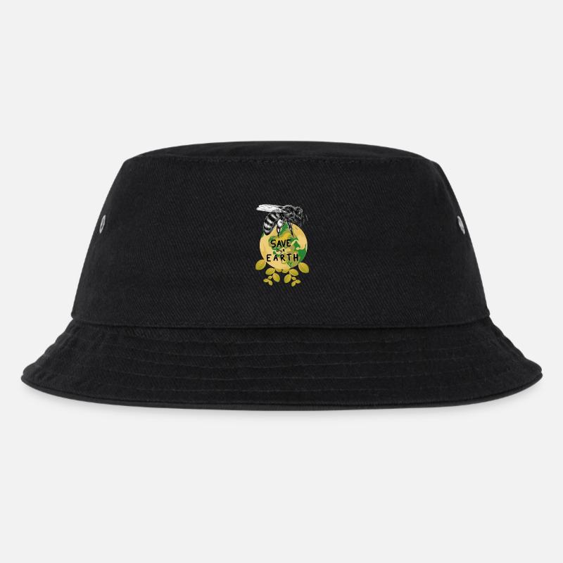 Das Brummen der Erde - Kinder Bucket Hat - Schwarz
