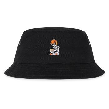 Cool Skeleton Video Gaming Halloween Gamer - Kinder Bucket Hat - Schwarz - Vorne