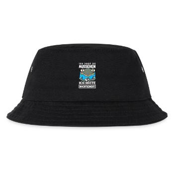 Night shift I'm allowed to look like this - Kids’ Bucket Hat - black - Front