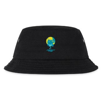 Global Warming Globe - Kids’ Bucket Hat - black - Front