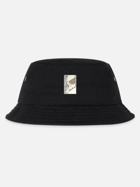 Steampunk Schädel mit Uhrwerkauge - Kinder Bucket Hat - Schwarz