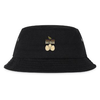 Quail Keeper Quail Farmer Backyard Quail - Kids’ Bucket Hat - black - Front