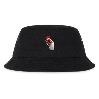 F-Caw-F Chicken Adult Humor Funny Rooster Fcawf - Kinder Bucket Hat - Schwarz - Vorne