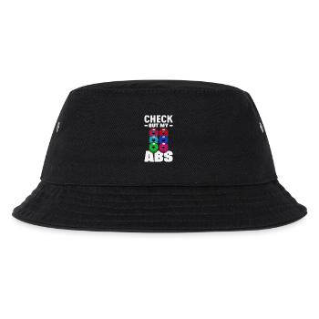 Check Out My ABS Lustiger 3D Druck Filament - Kinder Bucket Hat - Schwarz - Vorne