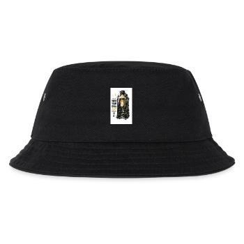 Eigene Exit-Tür: Pfad ins Freie - Kinder Bucket Hat - Schwarz - Vorne