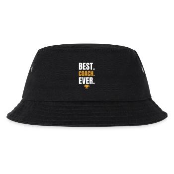 Best Coach Ever – Cup for the Football Coach - Kids’ Bucket Hat - black - Front