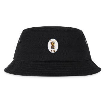 Biene - Kinder Bucket Hat - Schwarz - Vorne