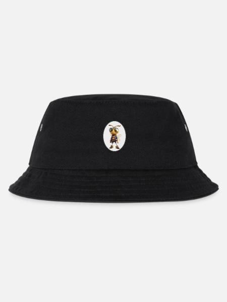 Biene - Kinder Bucket Hat - Schwarz