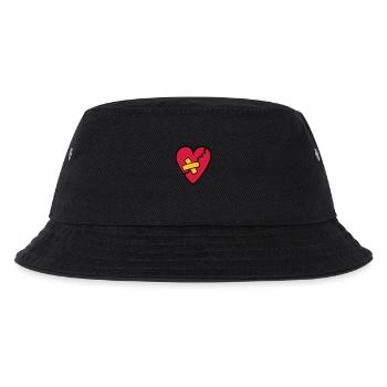 CoeurBrisé - Kinder Bucket Hat - Schwarz - Vorne