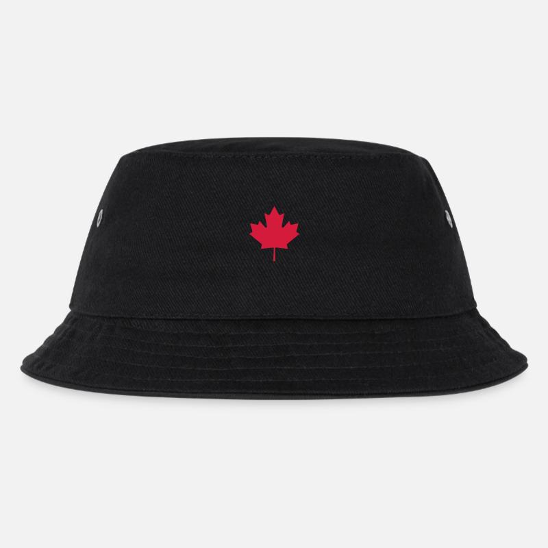 Kanada - Kinder Bucket Hat - Schwarz