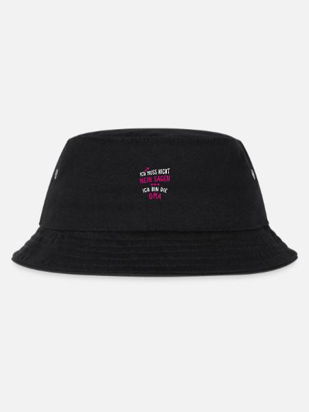 Ich bin die Oma - Kinder Bucket Hat - Schwarz