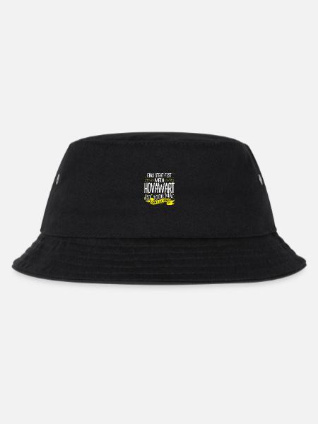Hovawart Hund Geschenk 1000 - Kinder Bucket Hat - Schwarz
