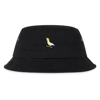 Real Punk - Cacatoès, perroquet, vrai punk, oiseau - Bob Enfant - noir - Devant