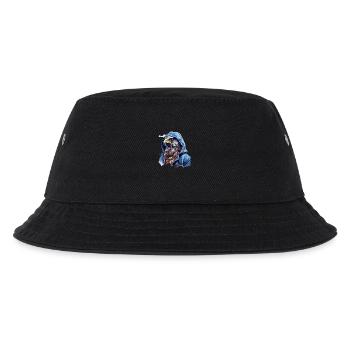 Streetstyle-Falke | Falken-Liebhaber - Kinder Bucket Hat - Schwarz - Vorne