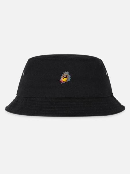 save here? - Kinder Bucket Hat - Schwarz