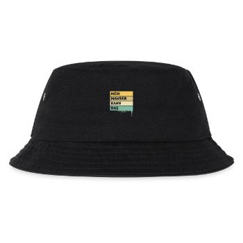 Beruf Maurer - Kinder Bucket Hat - Schwarz - Vorne