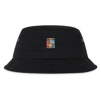 Reithaltung: Fersen runter, Augen hoch - Kinder Bucket Hat - Schwarz - Vorne