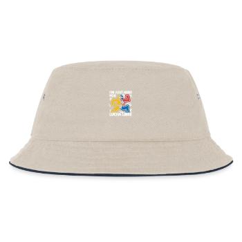Action et look lutte - Bob Enfant - blanc cassé/bleu marine - Devant
