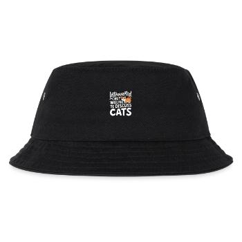 Introvertierter asozialer introvertierter - Kinder Bucket Hat - Schwarz - Vorne
