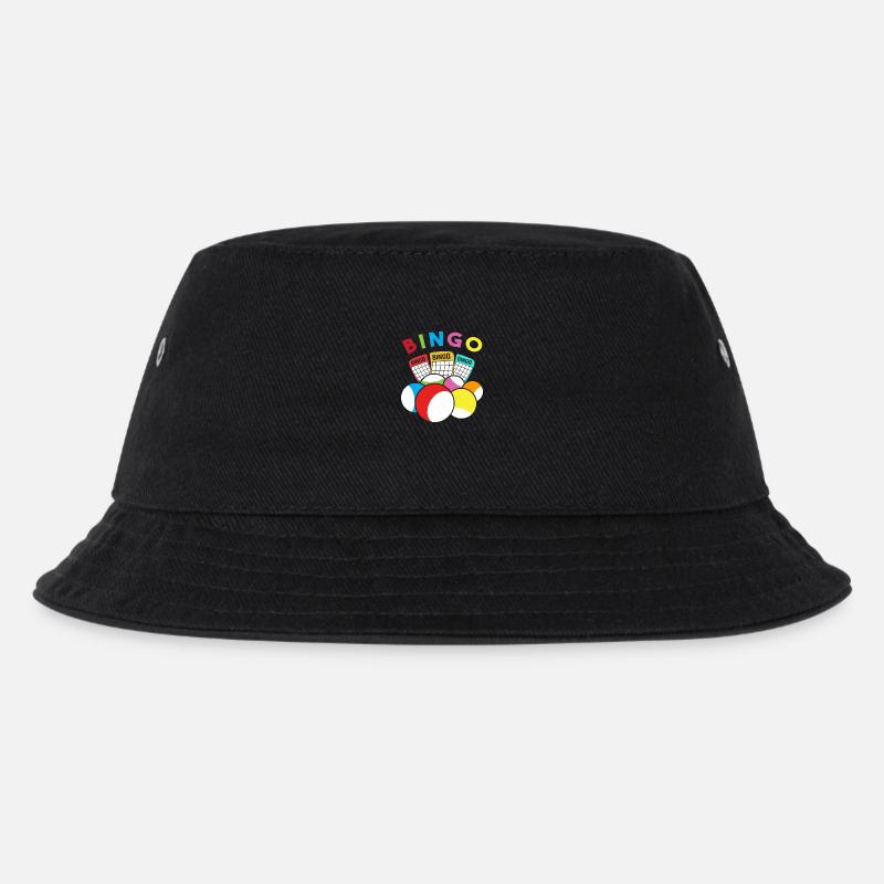 Bingo - Kinder Bucket Hat - Schwarz