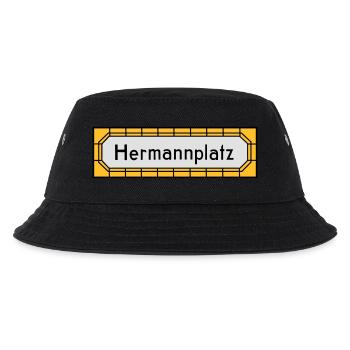 Hermannplatz NEUKÖLLN - Kinder Bucket Hat - Schwarz - Vorne