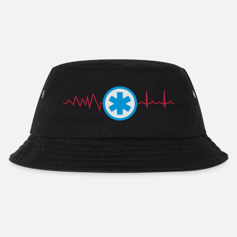 Rettungsdienst Uniform Symbol - Kinder Bucket Hat - Schwarz