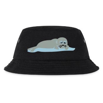 seehund 2 - Kinder Bucket Hat - Schwarz - Vorne