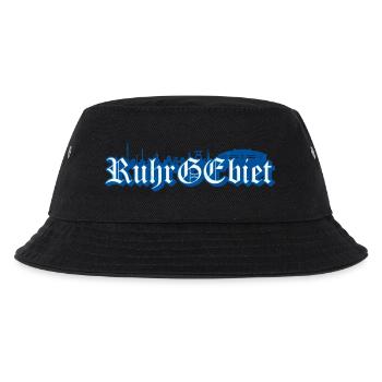 Ruhrgebiet Gelsenkirchen GE Schalke - Kinder Bucket Hat - Schwarz - Vorne