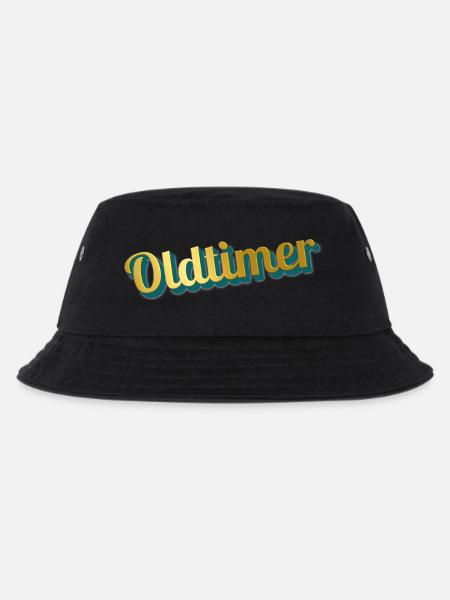 oldtimer - Kinder Bucket Hat - Schwarz