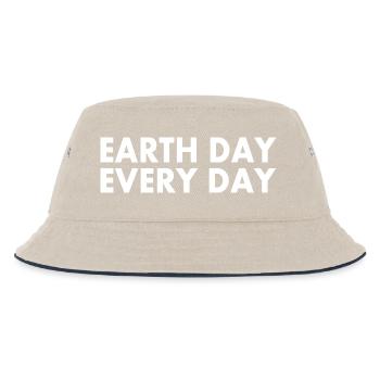 Earth day every day - Bob Enfant - blanc cassé/bleu marine - Devant