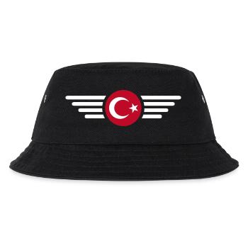 Türkei Ankara Türkiye Istanbul T Shirt Design - Kinder Bucket Hat - Schwarz - Vorne