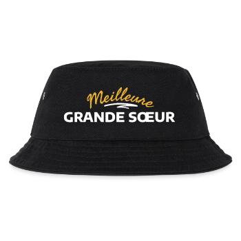 Vintage Florale eklektische Cousinade - Kinder Bucket Hat - Schwarz - Vorne