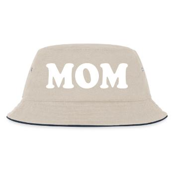 Mom - Kinder Bucket Hat - Natur/Navy - Vorne