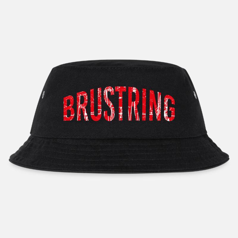 Stuttgart Brustring - Kinder Bucket Hat - Schwarz
