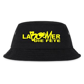 La Boomer - Kinder Bucket Hat - Schwarz - Vorne