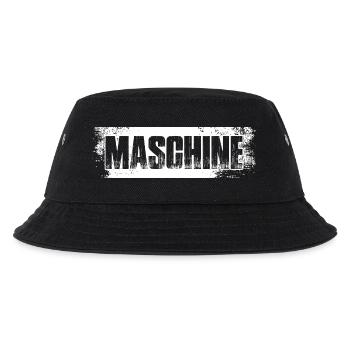 Maschine Bodybuilding Bodybuilder Gym Kraftsport - Kinder Bucket Hat - Schwarz - Vorne