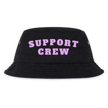 Support Crew - Kinder Bucket Hat - Schwarz - Vorne