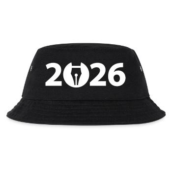Writer 2026, Poet 2026, Fountain Pen 2026 - Kids’ Bucket Hat - black - Front