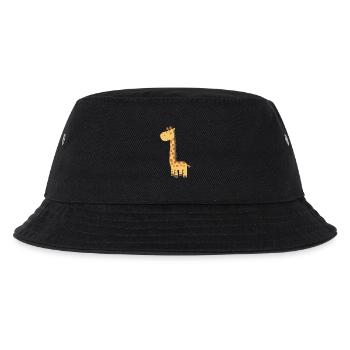 Giraffe - Kinder Bucket Hat - Schwarz - Vorne