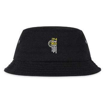 Feuerwehr - 24 Tage 365 Stunden - Kinder Bucket Hat - Schwarz - Vorne