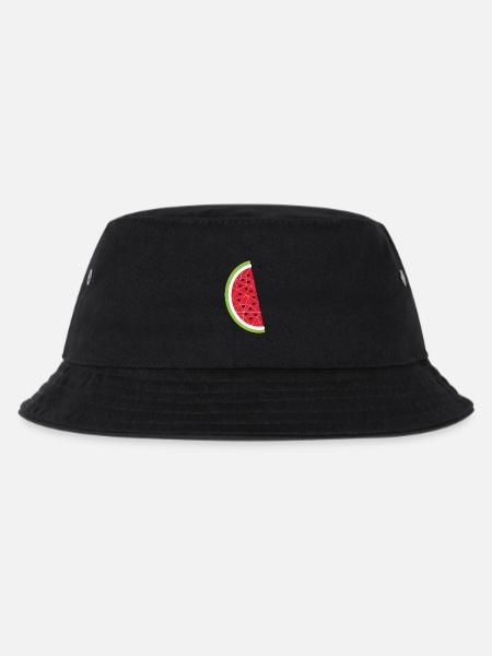 melone - Kinder Bucket Hat - Schwarz