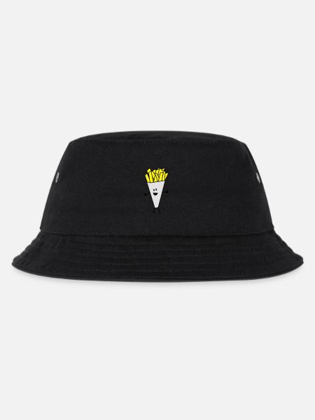 french fries - Kids’ Bucket Hat - black