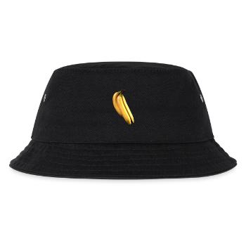 banane banana obst veggie gemuese fruits87 - Kinder Bucket Hat - Schwarz - Vorne