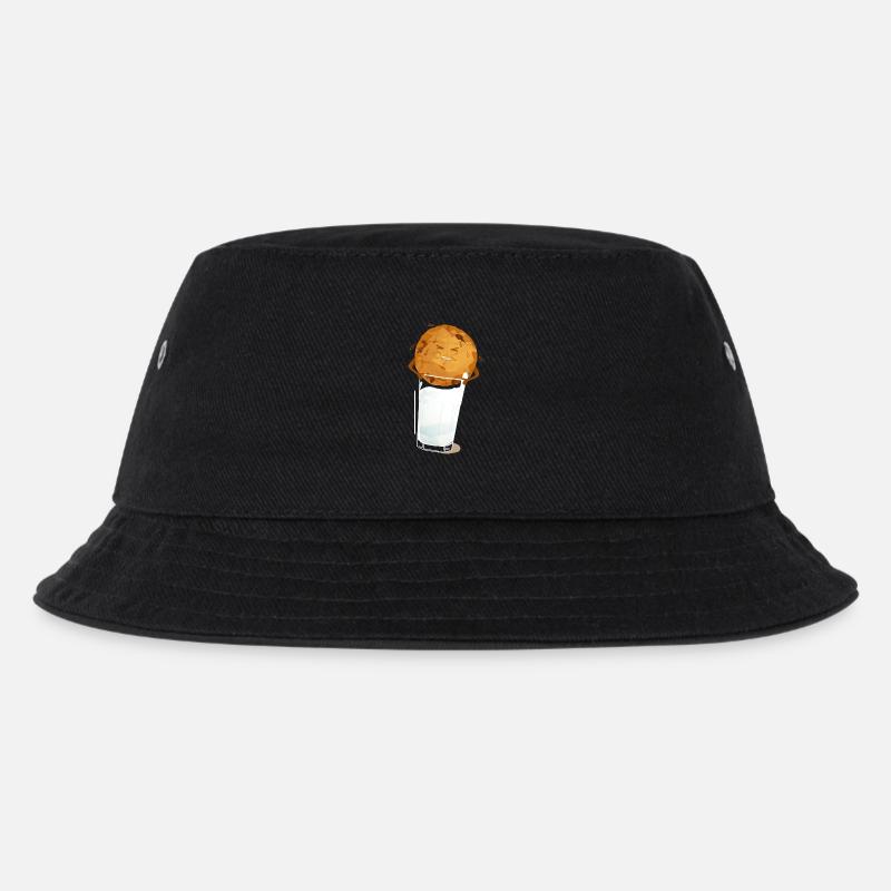milk'n'cookie - Kinder Bucket Hat - Schwarz
